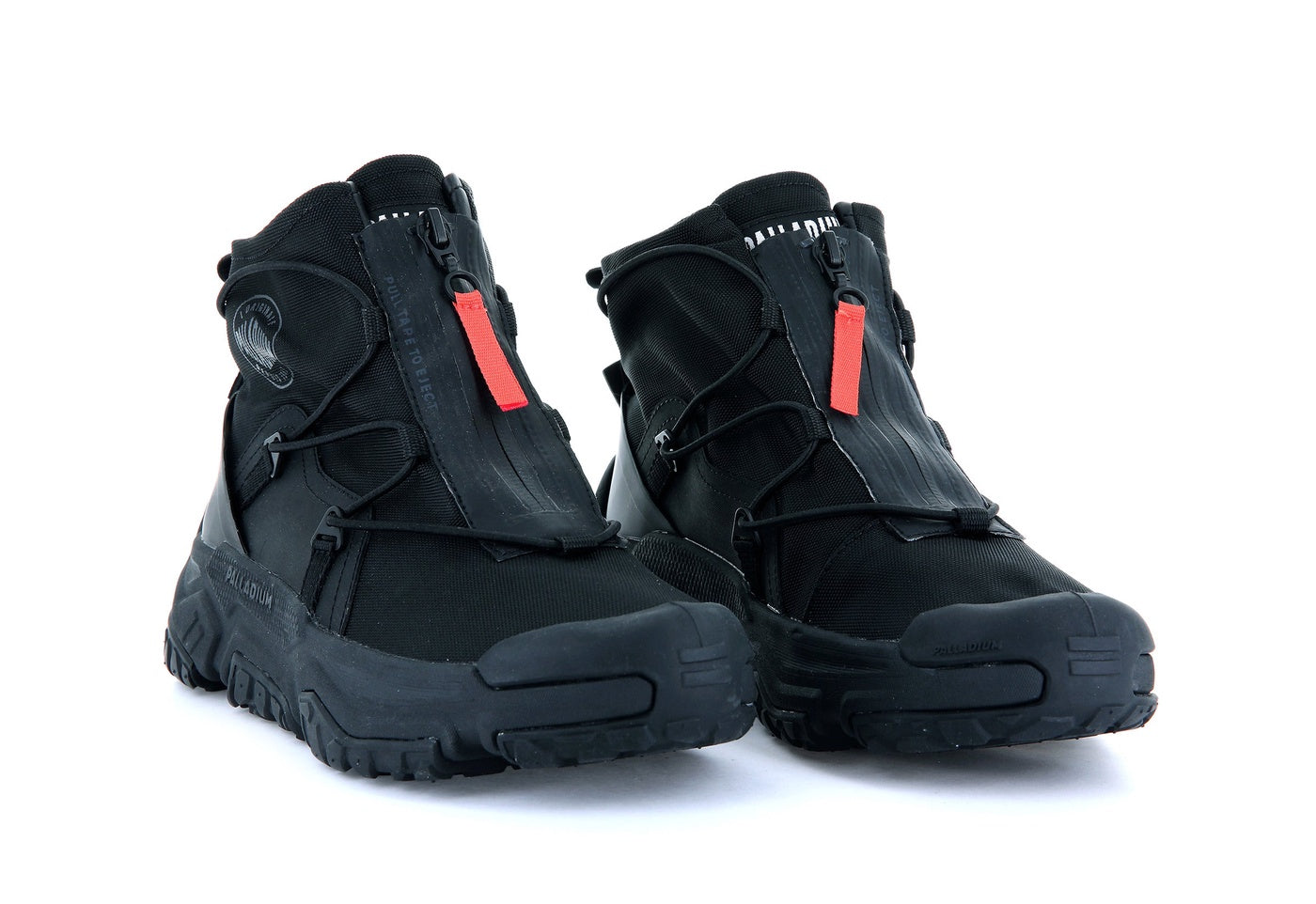  Palladium OFF-GRID HI ZIP WATERPROOF + - Womens 5 / Big Kids 3.5 - Bonton