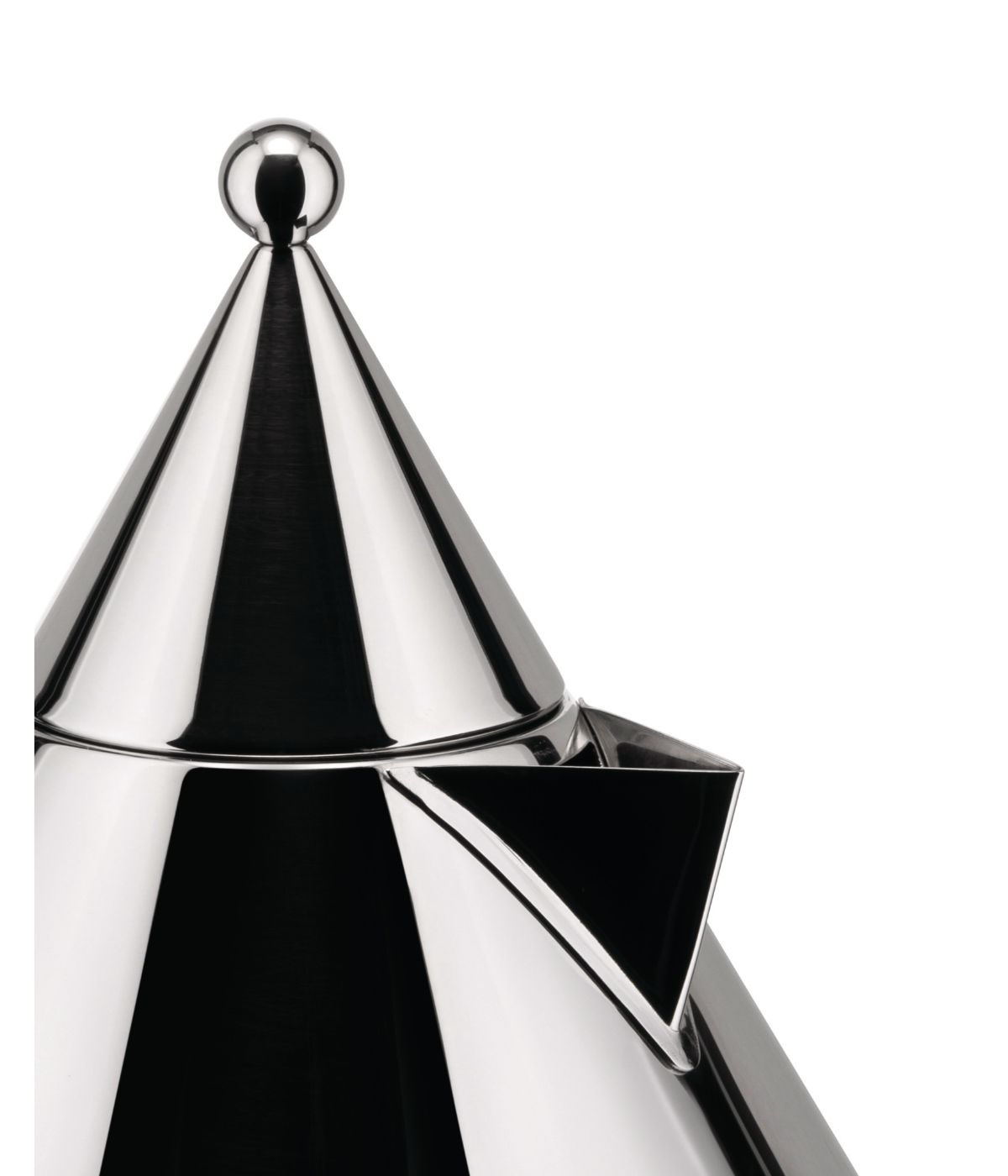  Alessi Il Conico Induction Kettle - Silver - Bonton