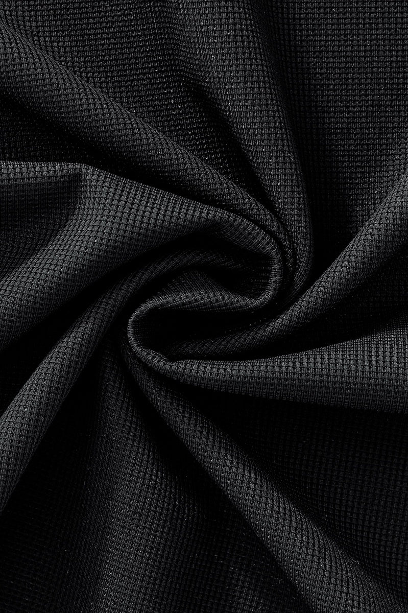  Barocco Stride Contrast Collar Polo BLACK - BLACK - Bonton