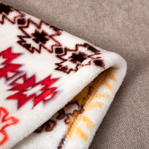 DaDa Bedding Southwestern Havana Geometric Soft Plush Fleece Flannel Throw Blanket (XY1012) - DaDa Bedding Collection
