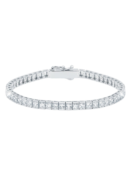 Classic Medium Princess Tennis Bracelet Finished