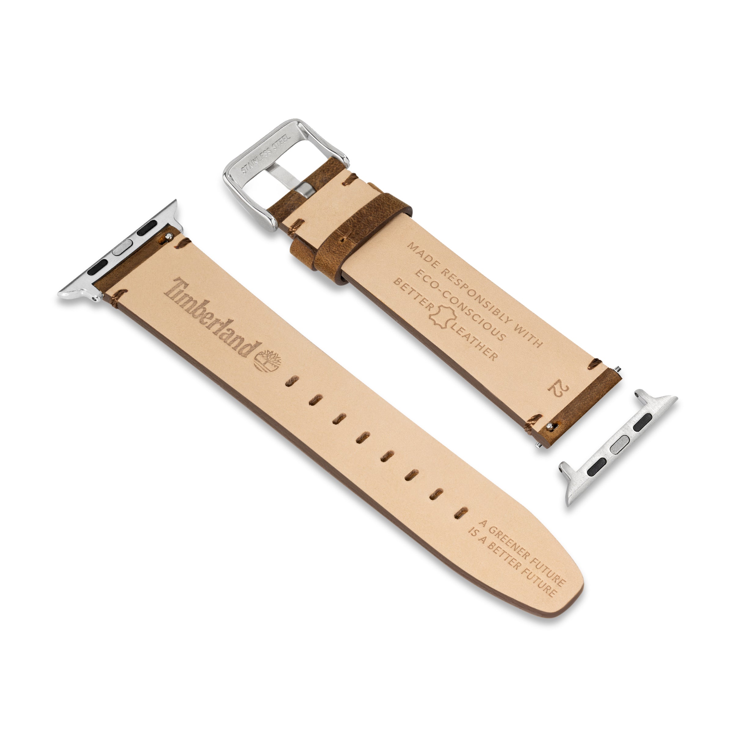  Timberland Ashby Smart Watch Strap - Brown - Bonton