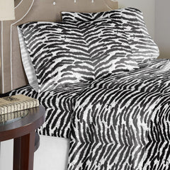 Winter Print Flannel Sheet Sets