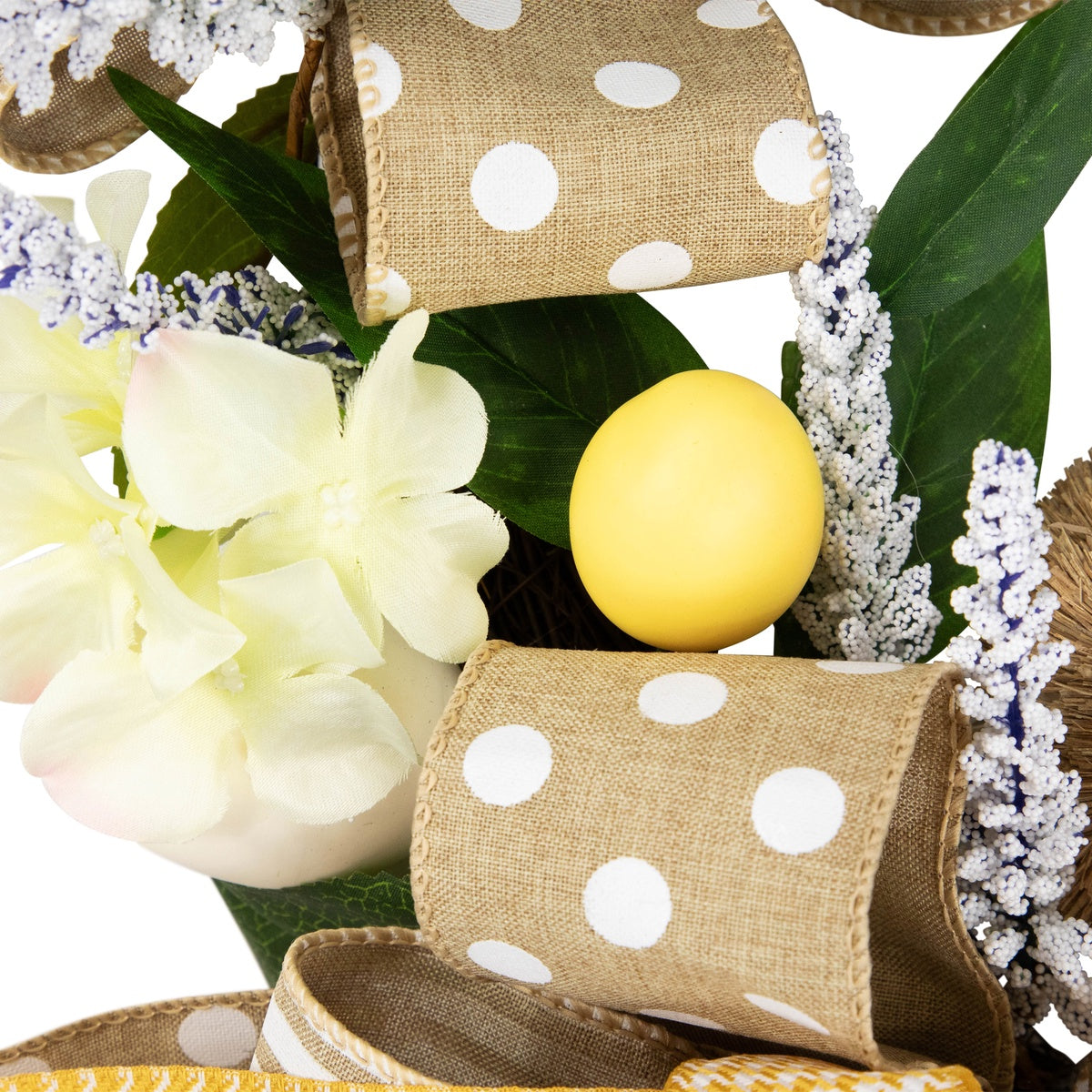  Northlight Bunny and Bows Floral Easter Wreath - 22