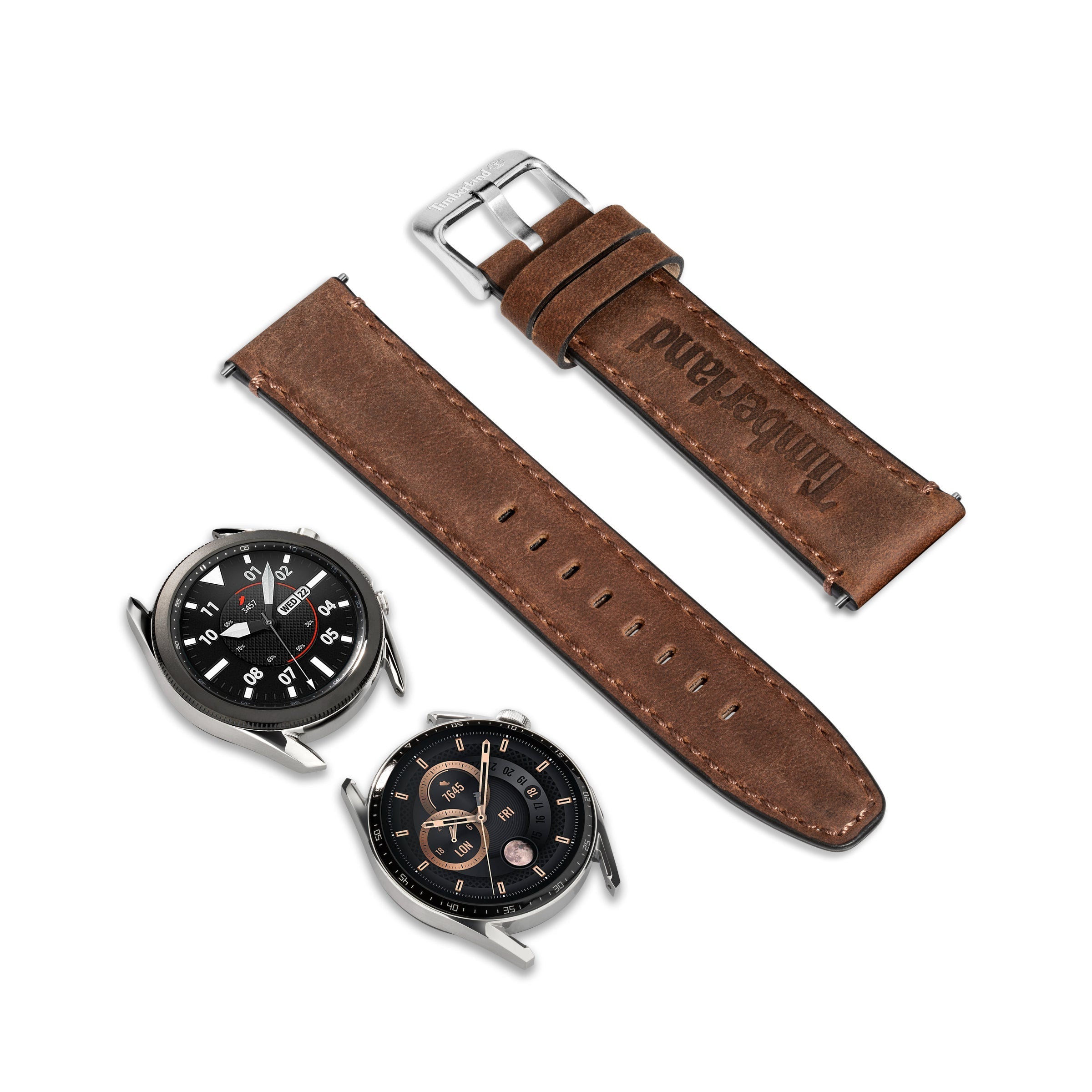  Timberland Barnesbrook Smart Watch Strap - Brown - Bonton