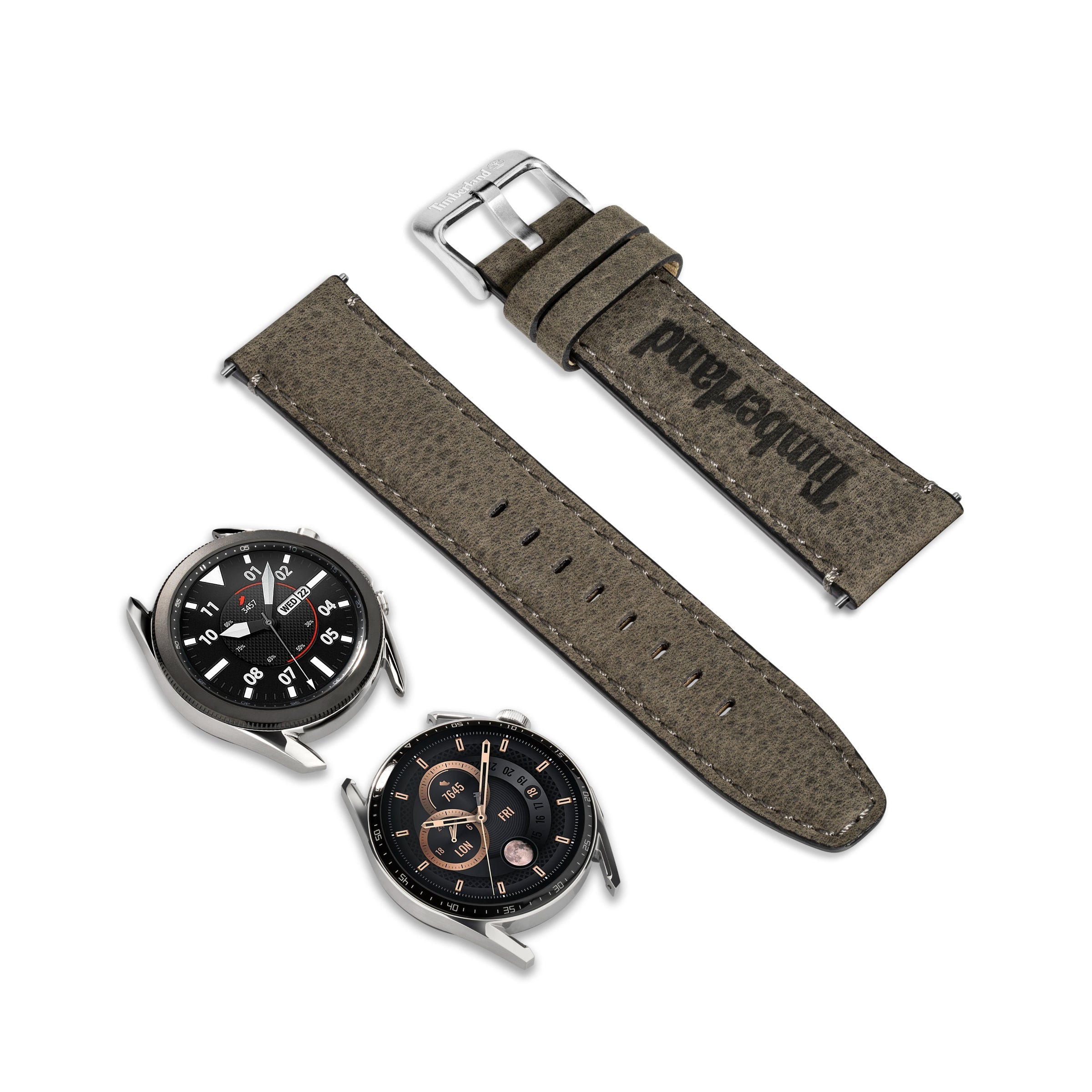  Timberland Barnesbrook Smart Watch Strap - Black - Bonton