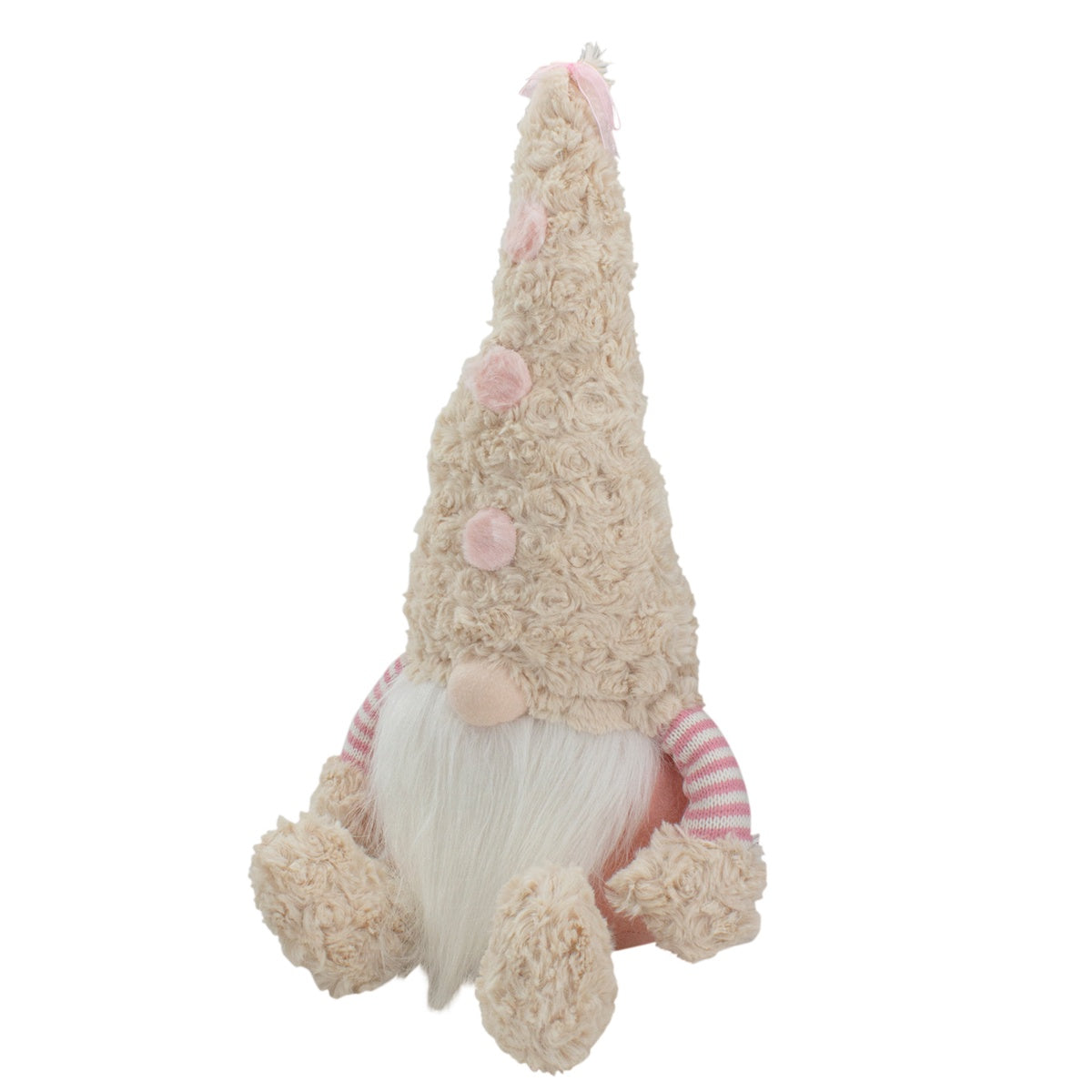  Northlight Striped Sitting Spring Plush Gnome Figure - 18