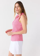 Amelia Island 1/4 Zip Sleeveless Sport Top