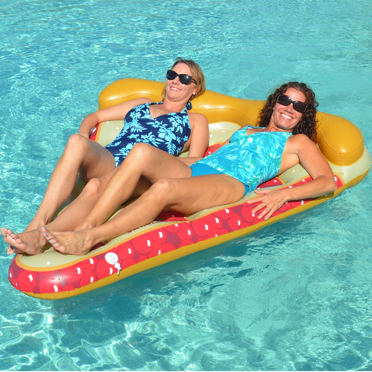  Swim Central Inflatable Brown and Red Cherry Pie Slice Swimming Pool Float Raft  72-Inch - Default Title - Bonton