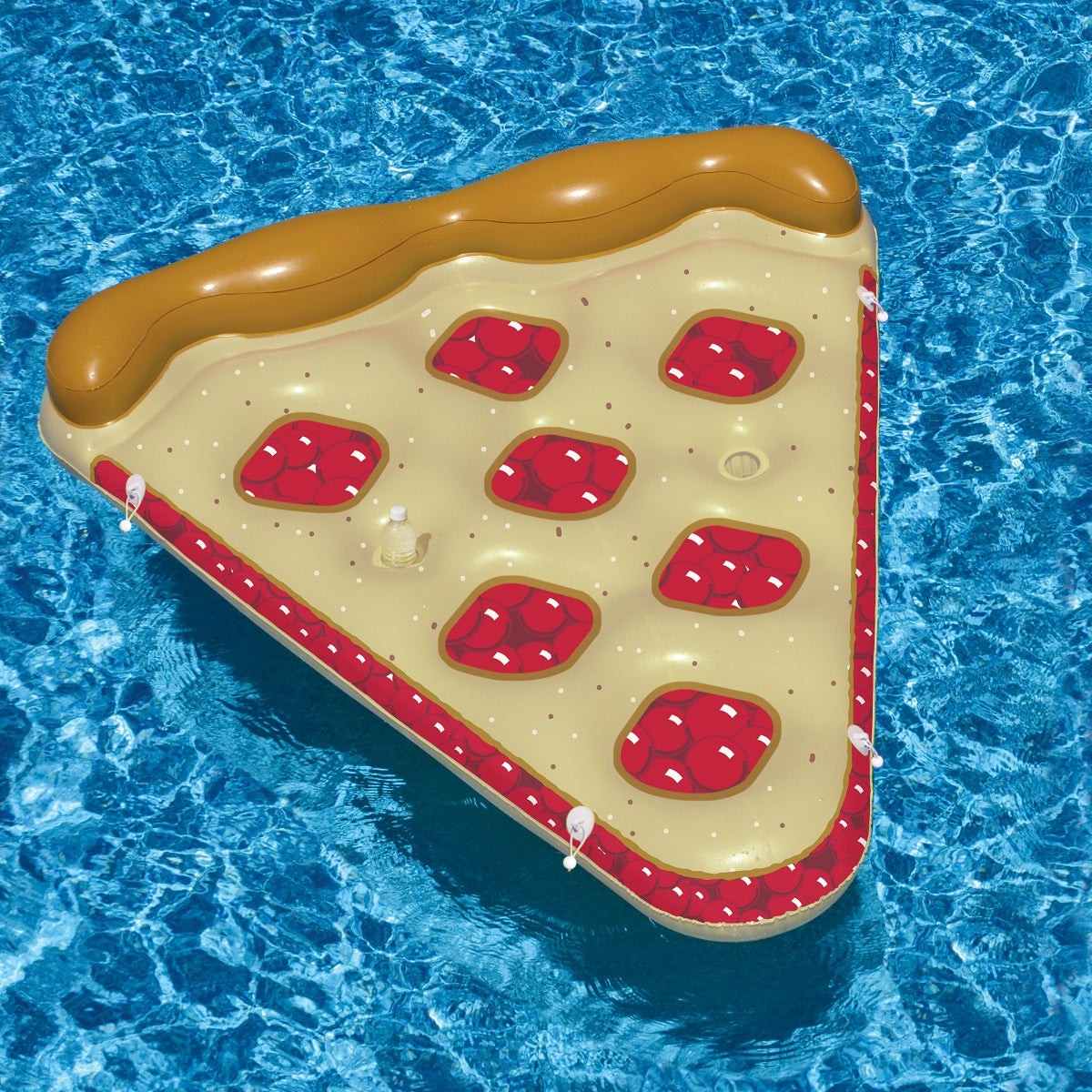  Swim Central Inflatable Brown and Red Cherry Pie Slice Swimming Pool Float Raft  72-Inch - Default Title - Bonton