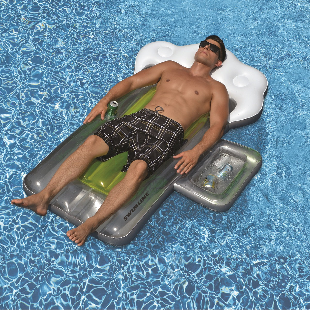  Swim Central Inflatable Beer Mug Swimming Pool Raft - 72