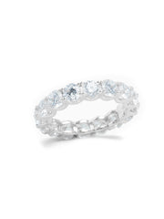 Brilliant Round Cut Eternity Band - 3.75 mm - Finished