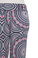 Geometric Print Plus Size Palazzo Pants