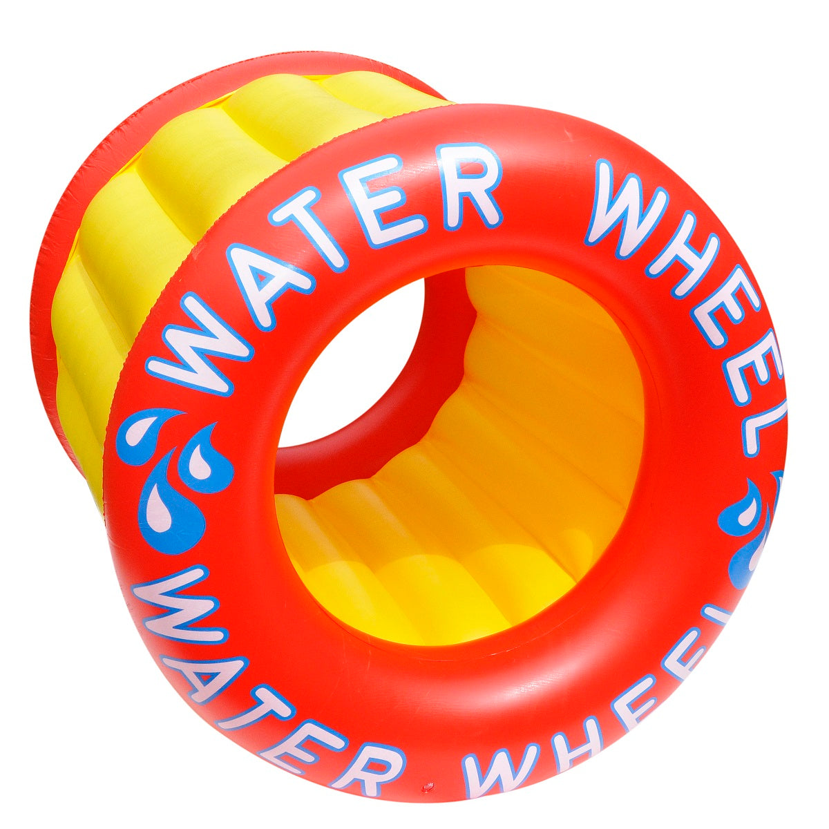  Swim Central Inflatable Yellow Water Wheel Swimming Pool Float  14-Inch - Default Title - Bonton