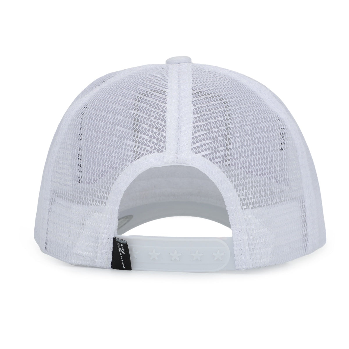  Vintage Havana Vintage Havana Trucker Hat for Women – White Mesh & Canvas Adjustable Cap With Checkered Patch & Washed Gold Star - Default Title - Bonton