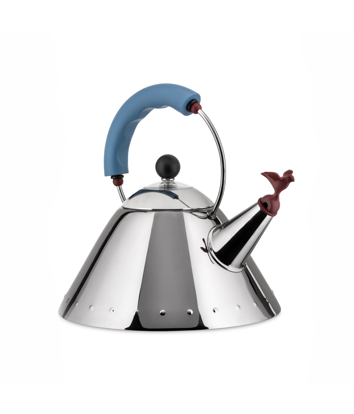  Alessi Michael Graves Whistling Bird Kettle - Light Blue - Bonton