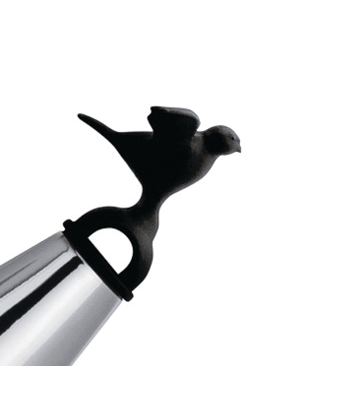  Alessi Michael Graves Whistling Bird Kettle - Black - Bonton