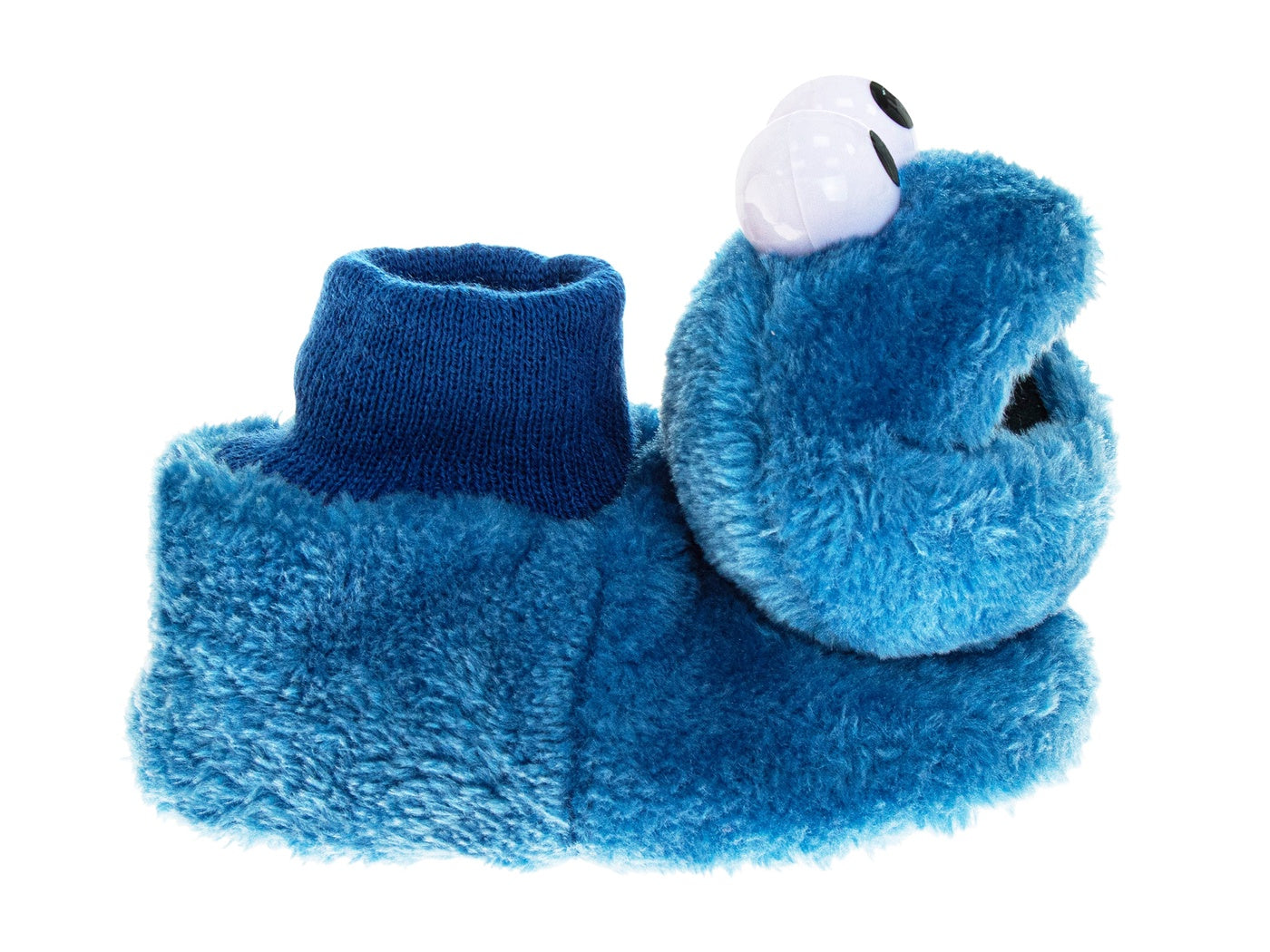  Josmo Sesame Street Happy Cookie Monster Dual Sizes Boys Slippers (Toddlers) - 4-Mar - Bonton