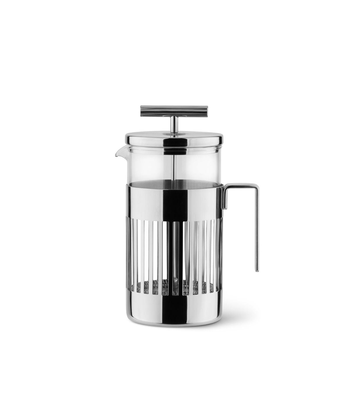  Alessi Aldo Rossi French Press Coffee Maker - Silver - Bonton