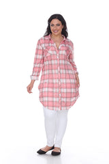 Plus Piper Stretchy Plaid Tunic