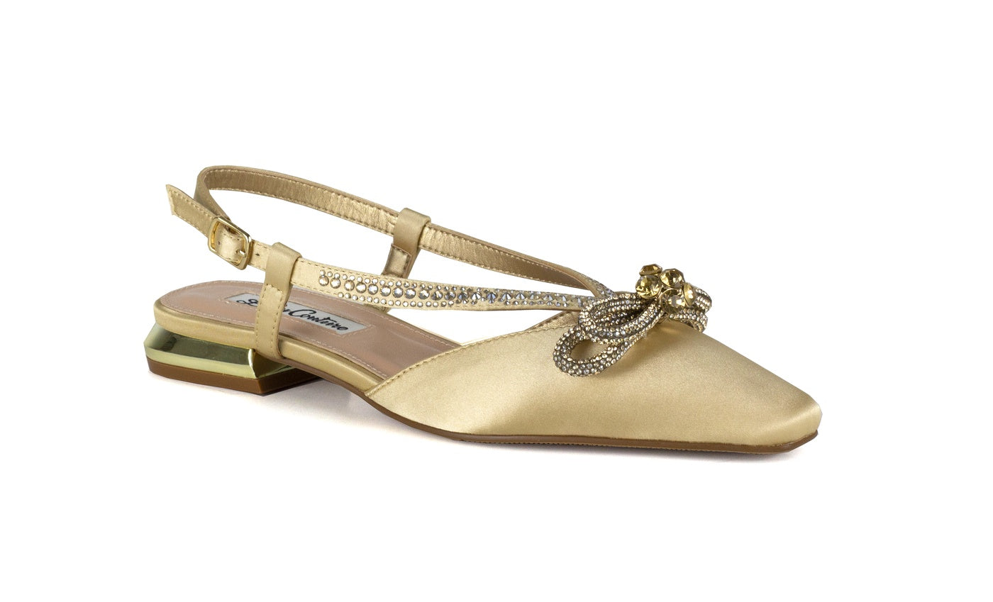  Lady Couture Kendal Flat Slingback - Gold - Bonton