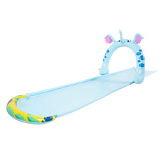 16' Inflatable Elephant Arch Sprayer Slide Outdoor Kids Water Toy