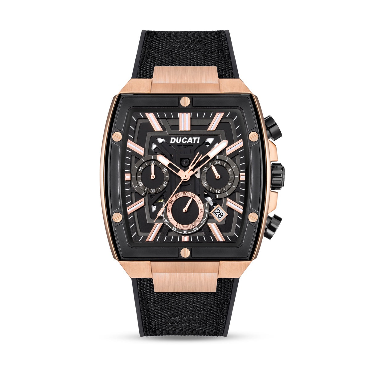  Ducati Corse Ducati Chrono Watch Blk  Silicon Nylon Strap - Default Title - Bonton