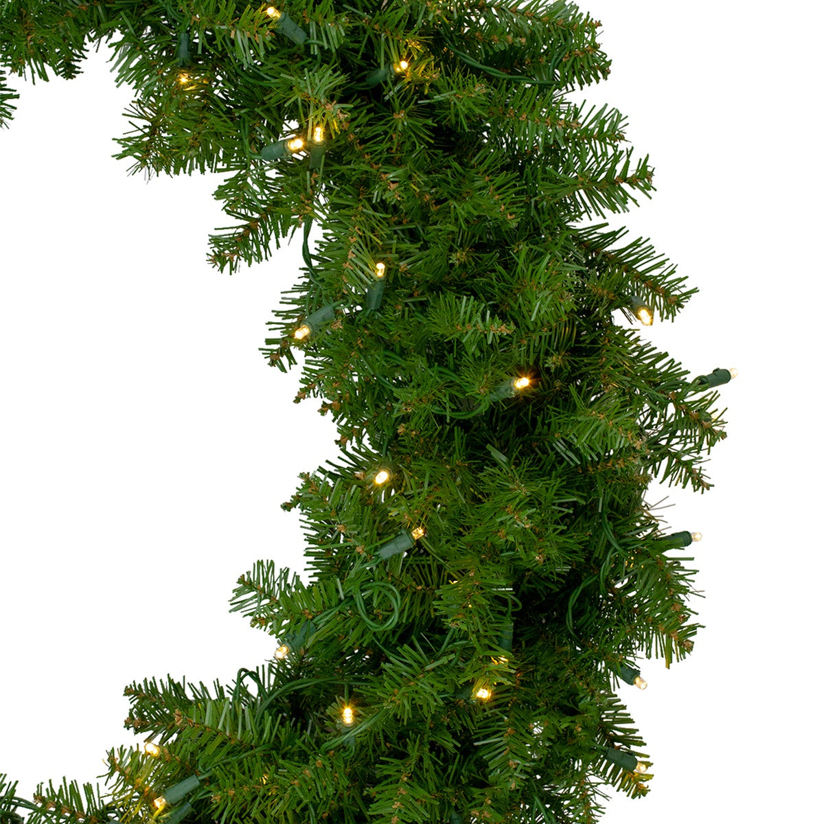  Northlight Pre-Lit Northern Pine Artificial Christmas Wreath - 36