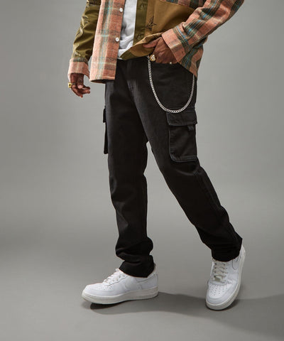 Workwear Cargo Pants - Black