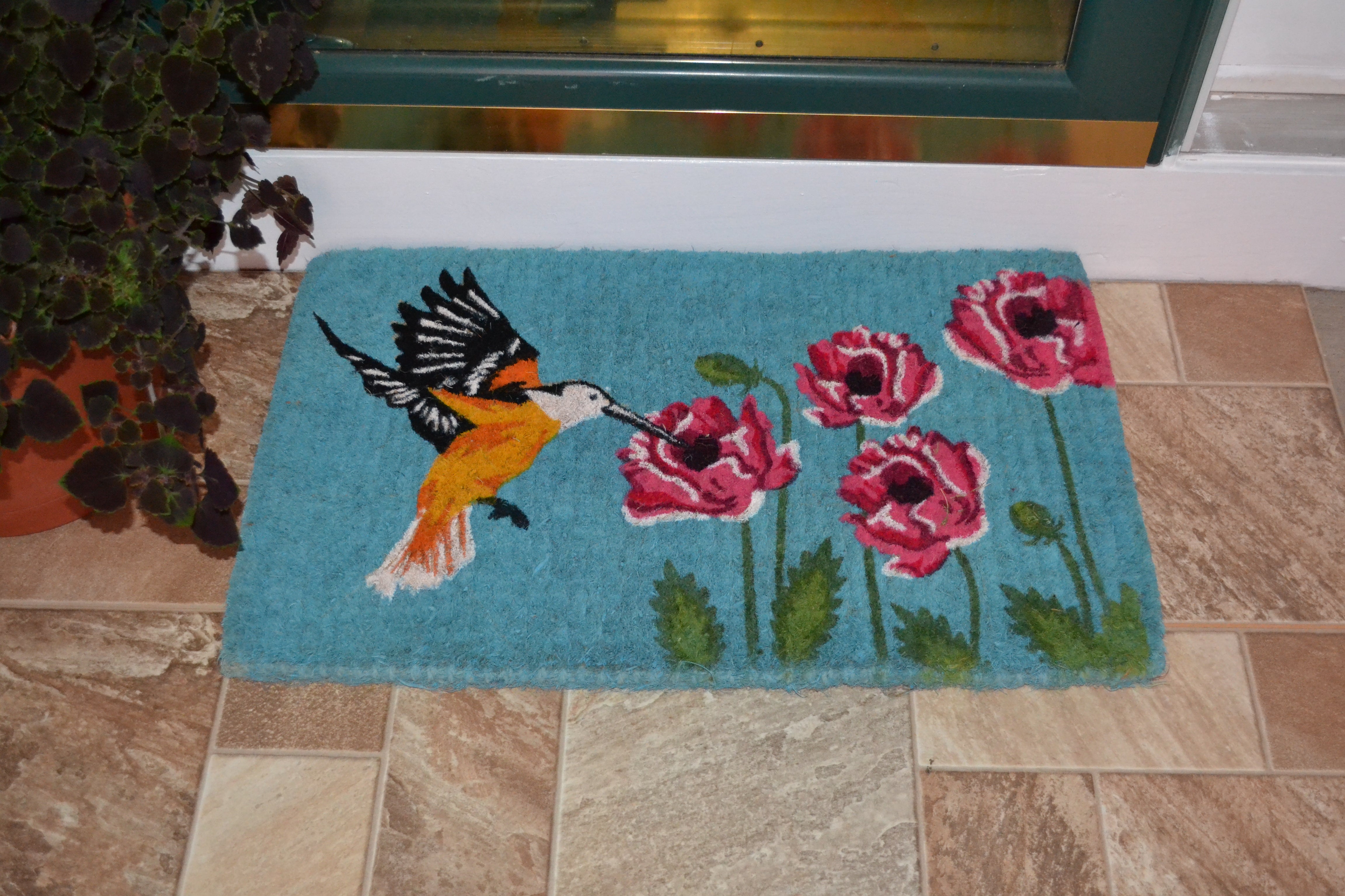  Imports Decor Hummingbird Doormat - N/A - Bonton