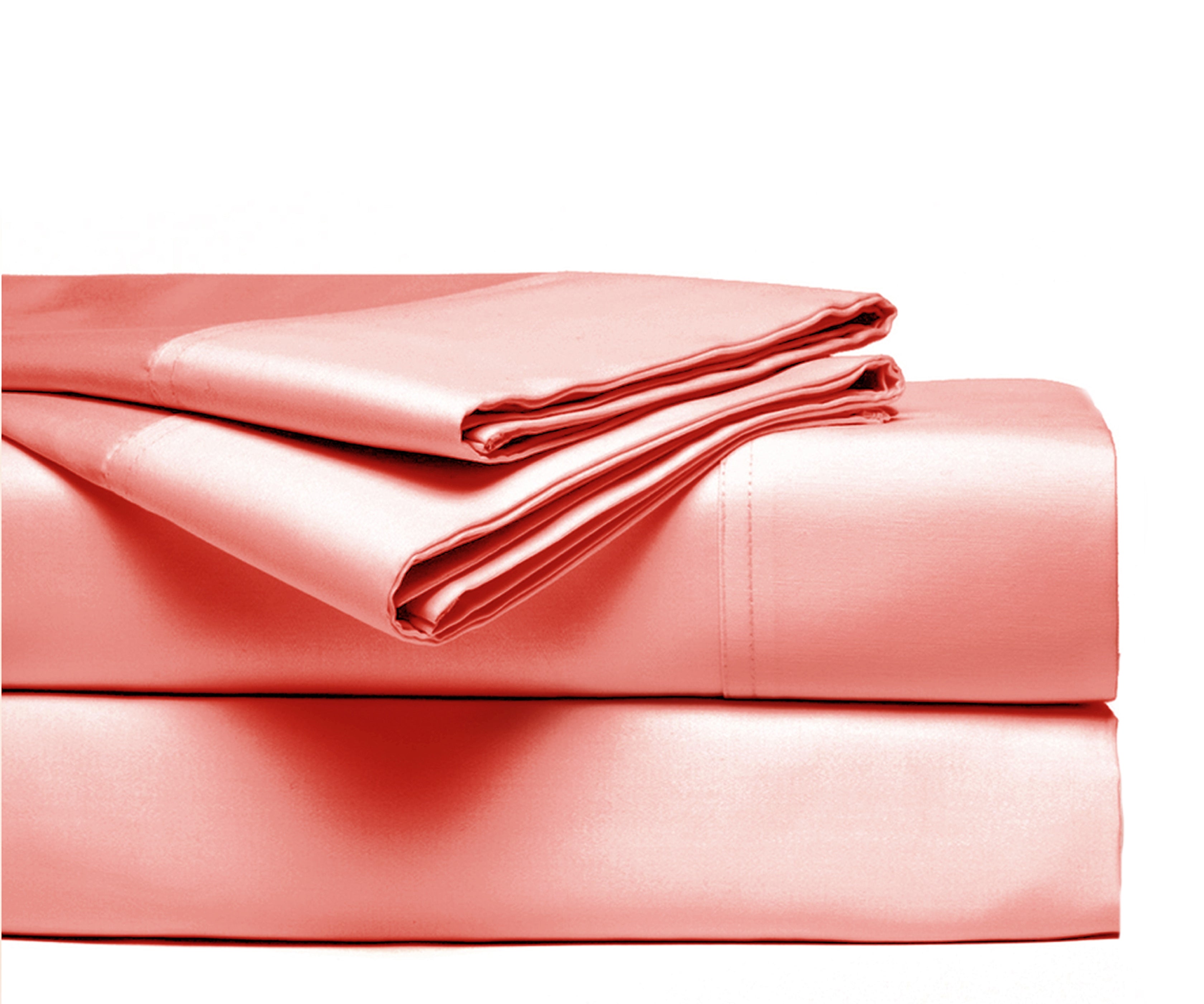  Belle Epoque 700 Thread Count Count Sheet Set - Coral - Bonton