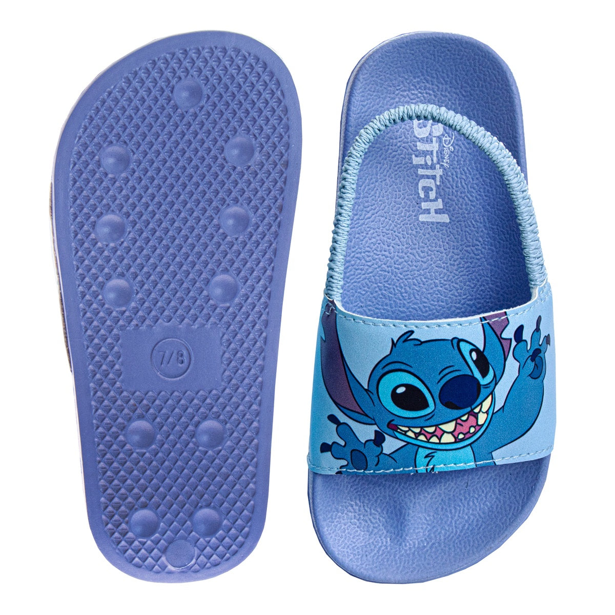  Josmo Disney Stitch Girls' Dual Sizes Slide Sandals (Toddlers) - 5-6 - Bonton