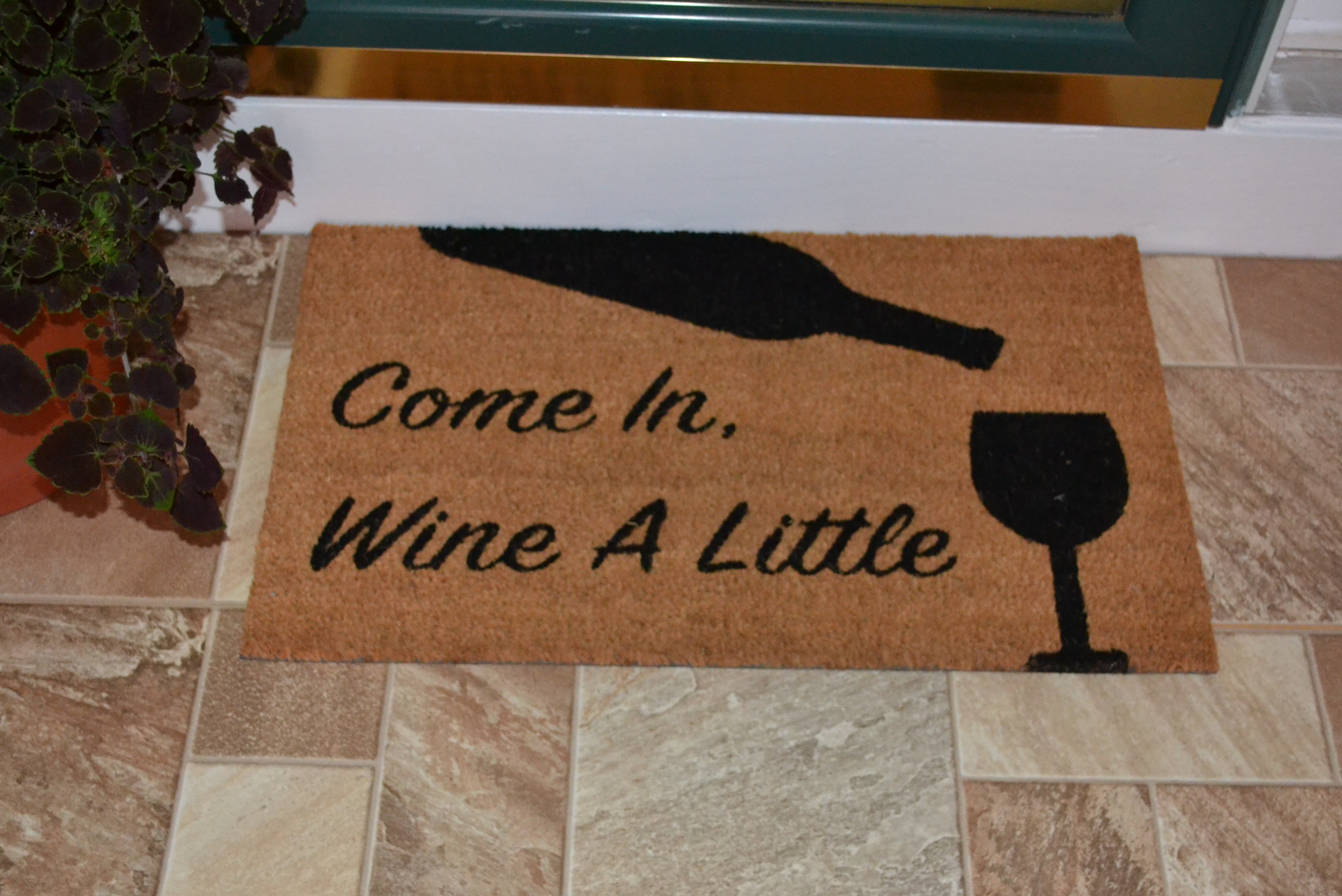  Imports Decor Wine A Little Doormat - N/A - Bonton