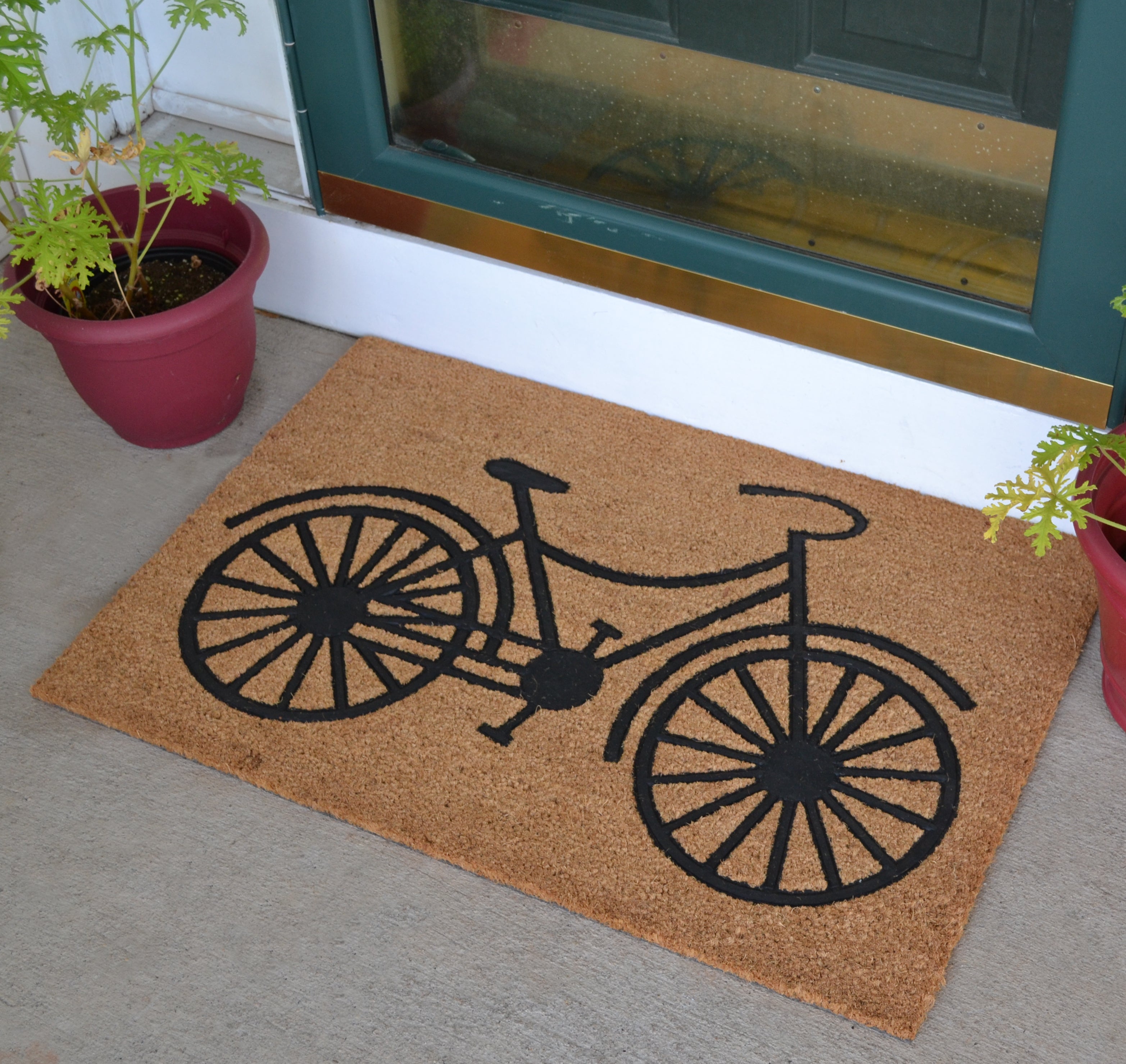  Imports Decor Embossed Bicycle Doormat - N/A - Bonton