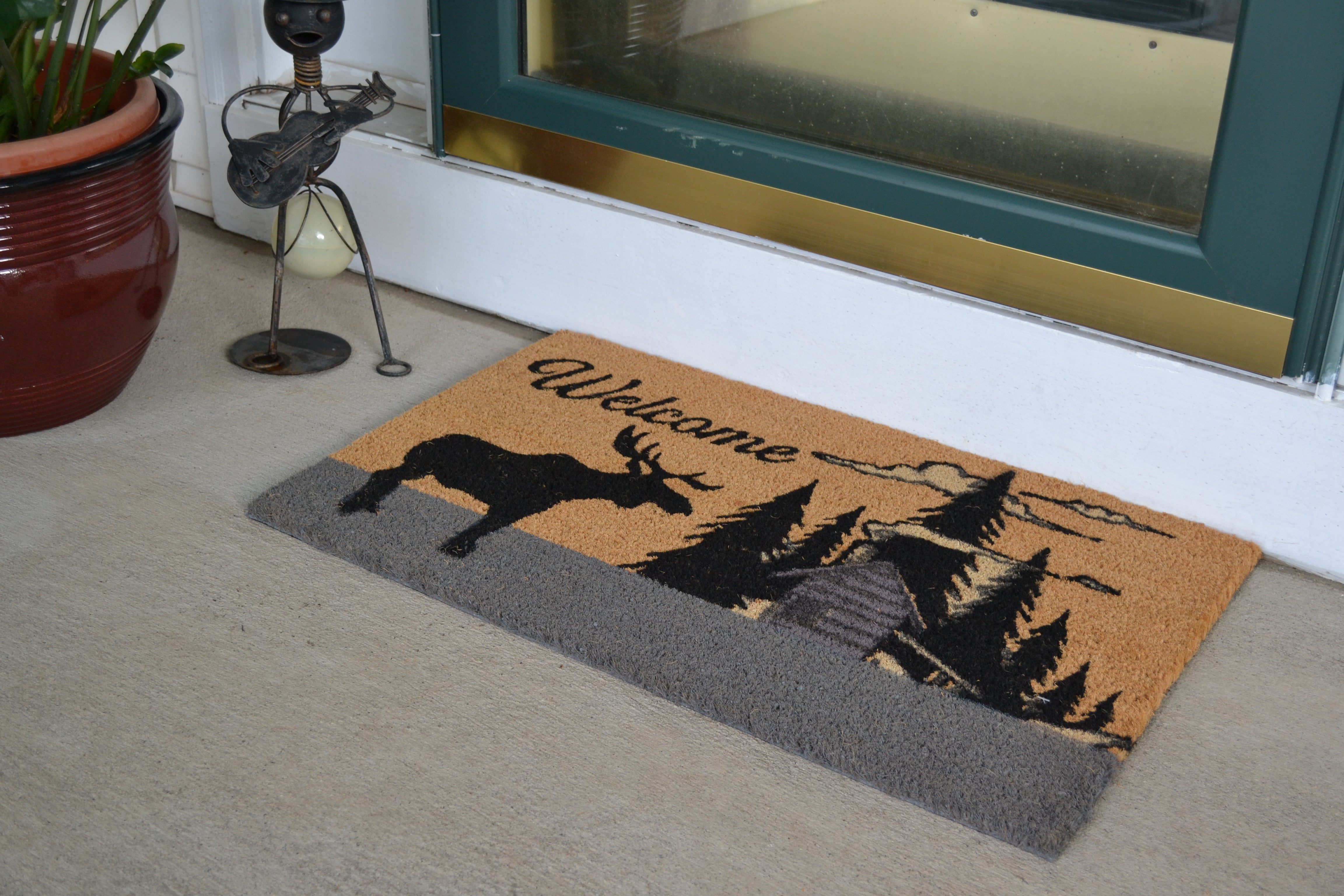  Imports Decor Moose Silhouette Doormat - N/A - Bonton