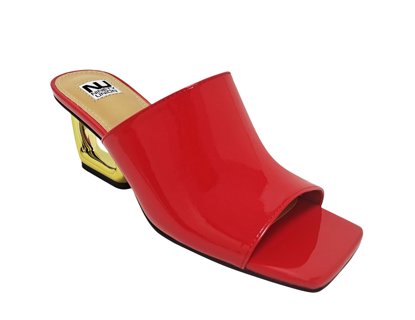  Ninety Union Florence Metal Heel Slide - Red - Bonton