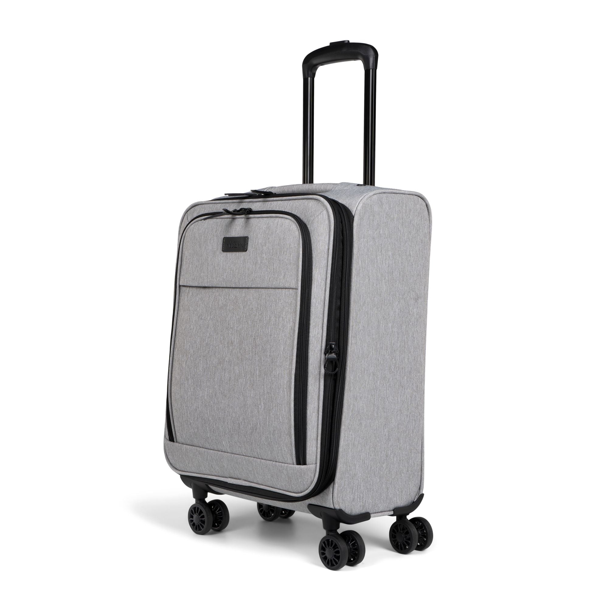  Bugatti Reborn Carry-on Luggage - Recycled Polyester - Grey - Bonton