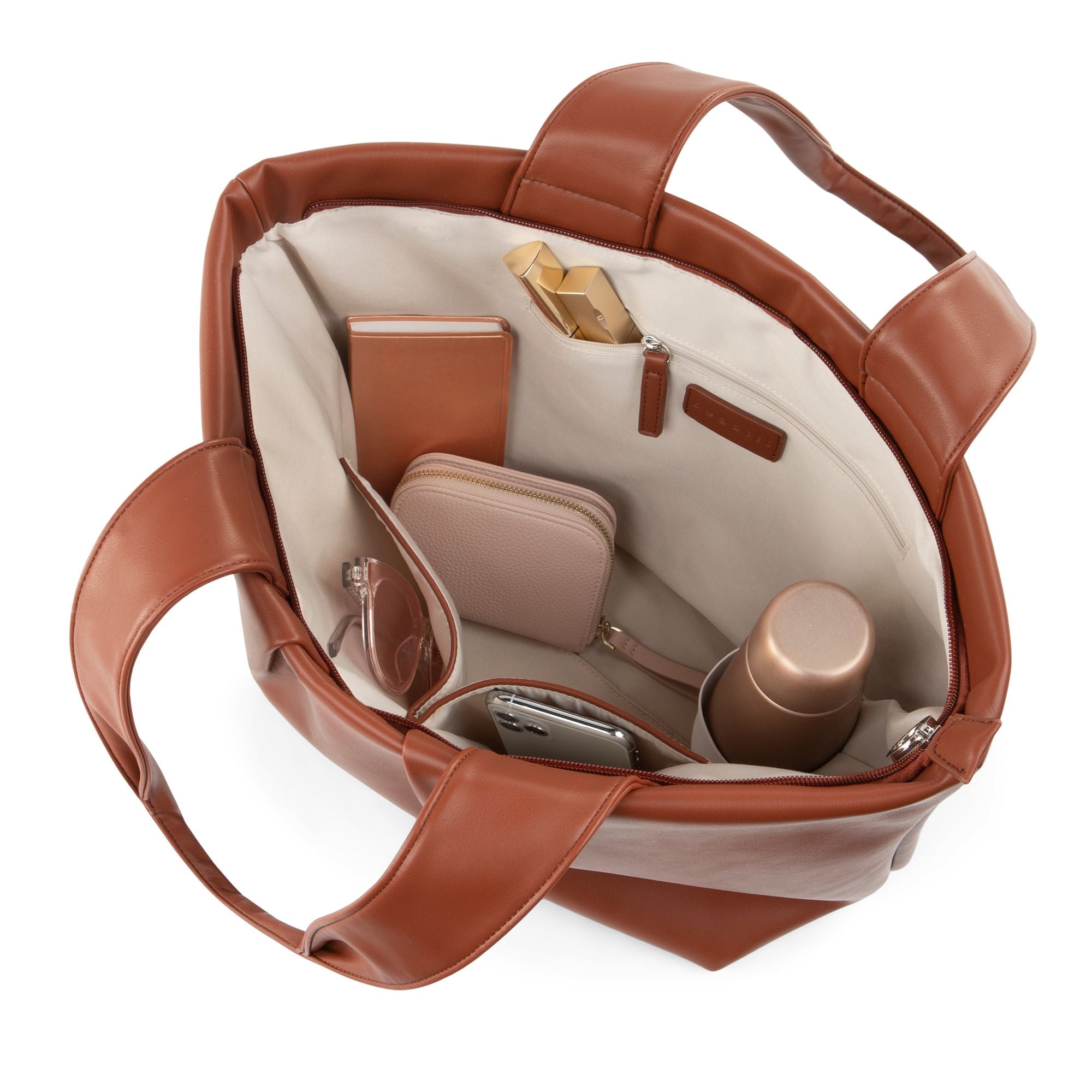  Bugatti Brera Tote Bag - Tan - Bonton