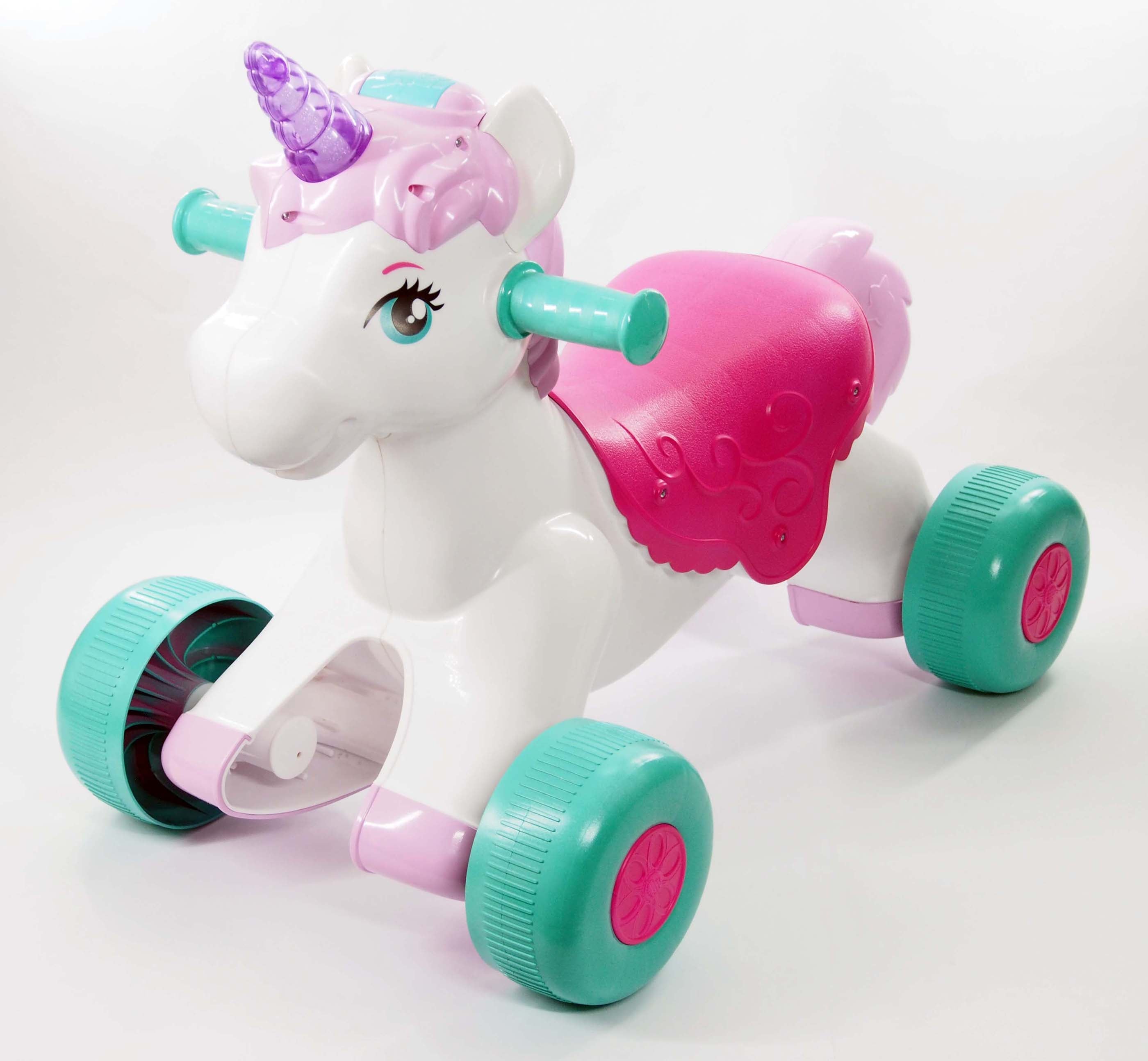  Kiddieland Kiddieland Light N Sounds Magical Ride-on Unicorn - Multi - Bonton