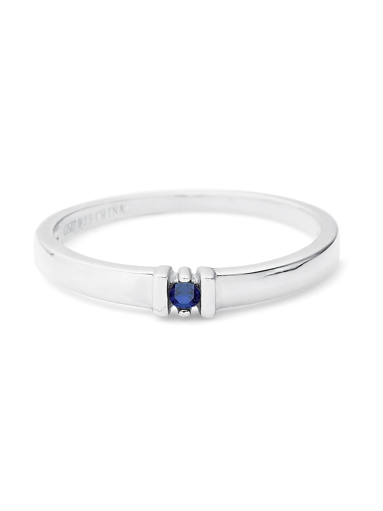  Relativity Birthstone Eternity
Silver Ring - Royal Blue-Sept - Bonton