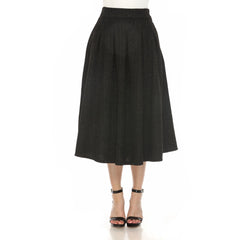 Women's Flared Tweed Skirt