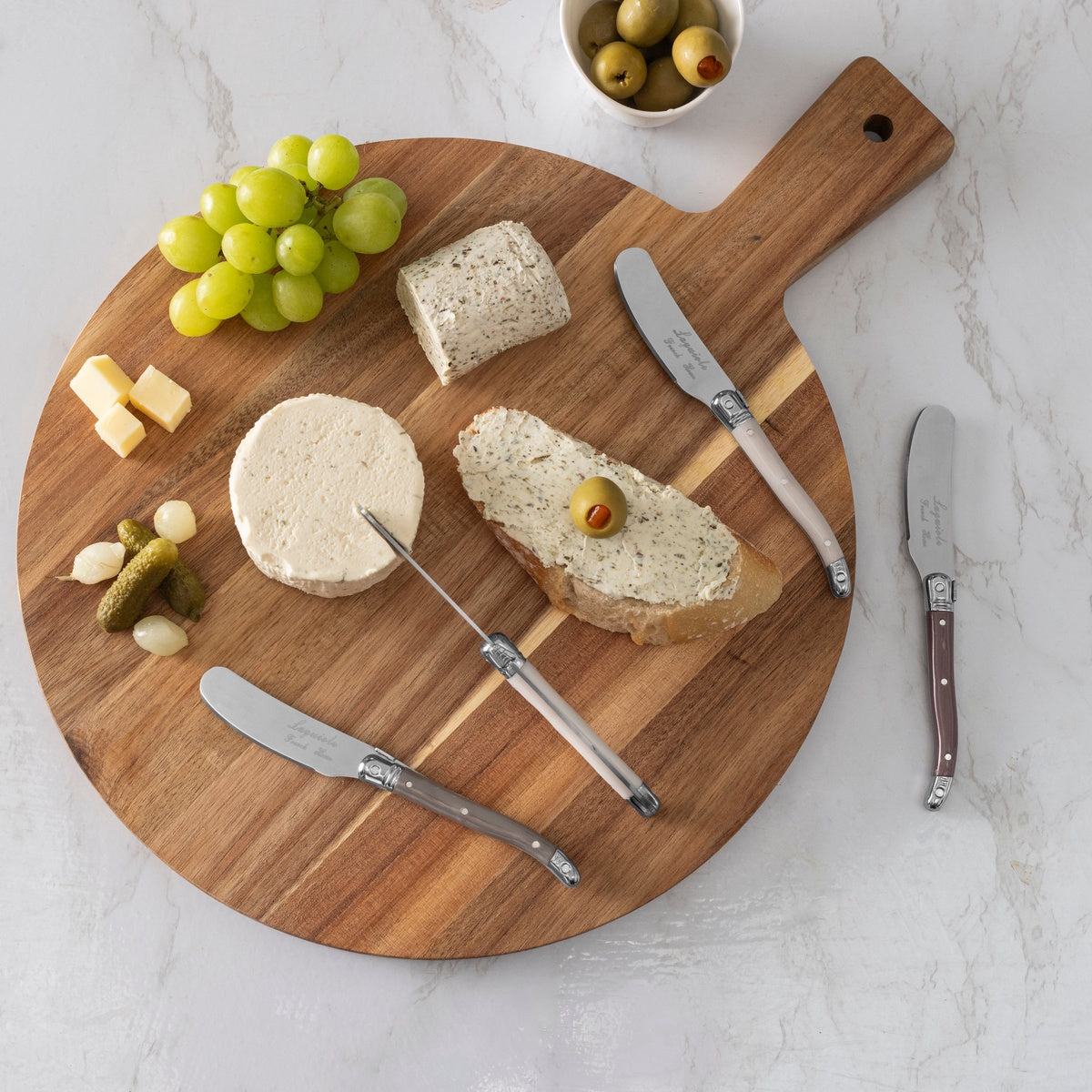  French Home French Home 7-Piece Laguiole Cheese Knives and Spreaders - Warm Spice - Default Title - Bonton