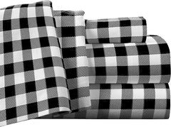 Winter Print Flannel Sheet Sets