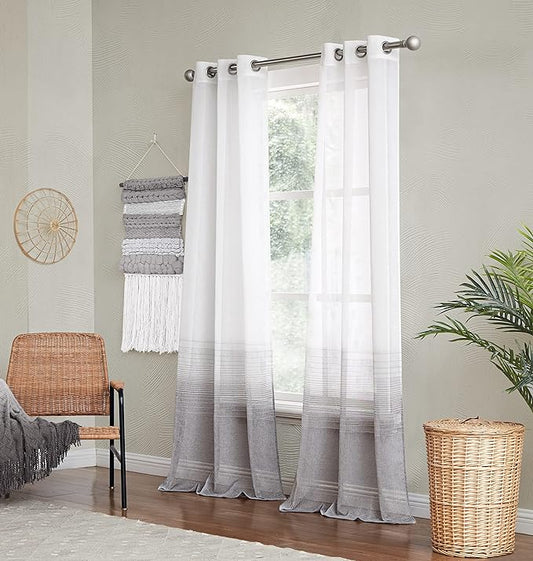 Linea Curtain Panel Pair