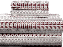 Winter Print Flannel Sheet Sets