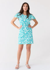 Rosemary Beach Ruffle Short Sleeve Dress