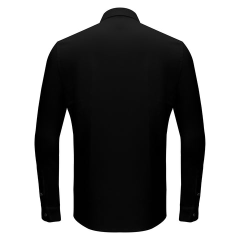 Power Move Button-Up Shirt BLACK