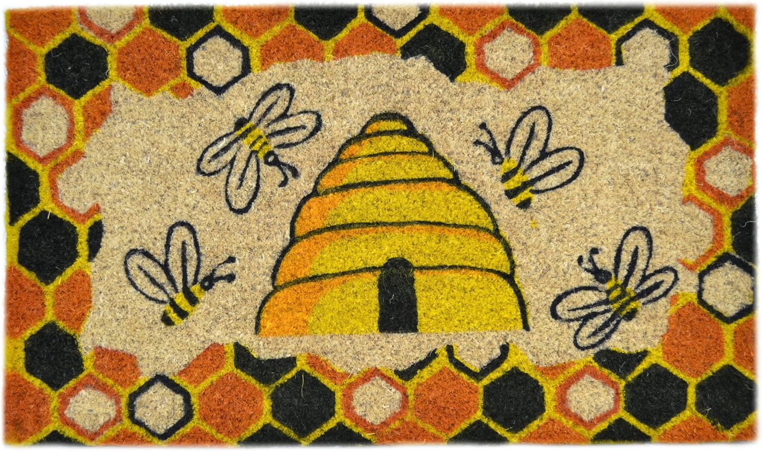  Imports Decor Beehive Doormat - N/A - Bonton