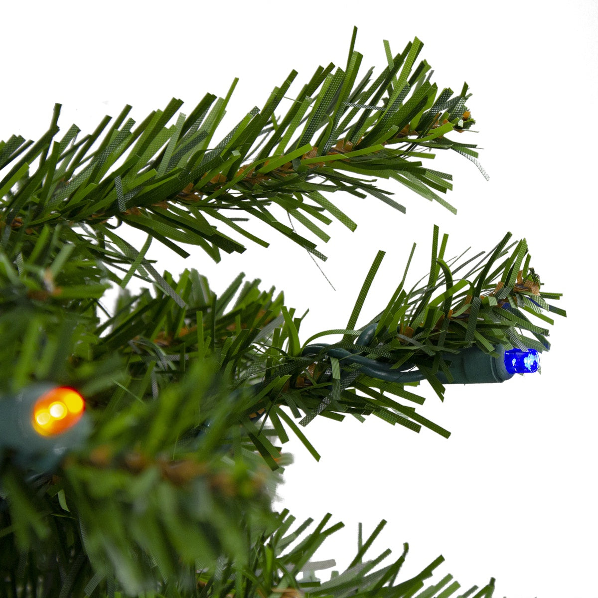  Northlight Pre-Lit LED Medium Canadian Pine Artificial Christmas Tree - 5' - Multicolor Lights - Default Title - Bonton