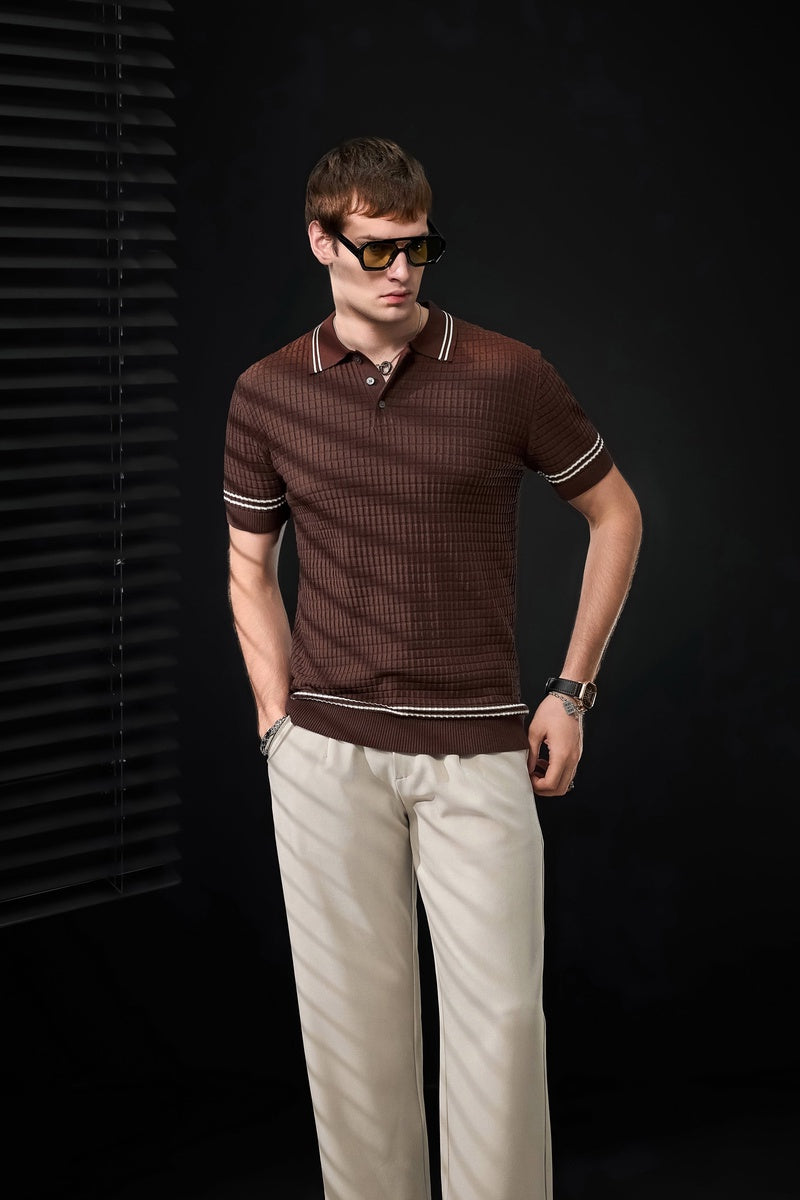  Barocco Kingsley Side-Tab Trousers TAUPE - TAUPE - Bonton